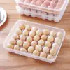 Egg Container With Cover Kitchen Storag 34 Grid Egg Drawer Fridge Egg Tray Kitchen Countertop Anti-Fall Egg Storage Box 1