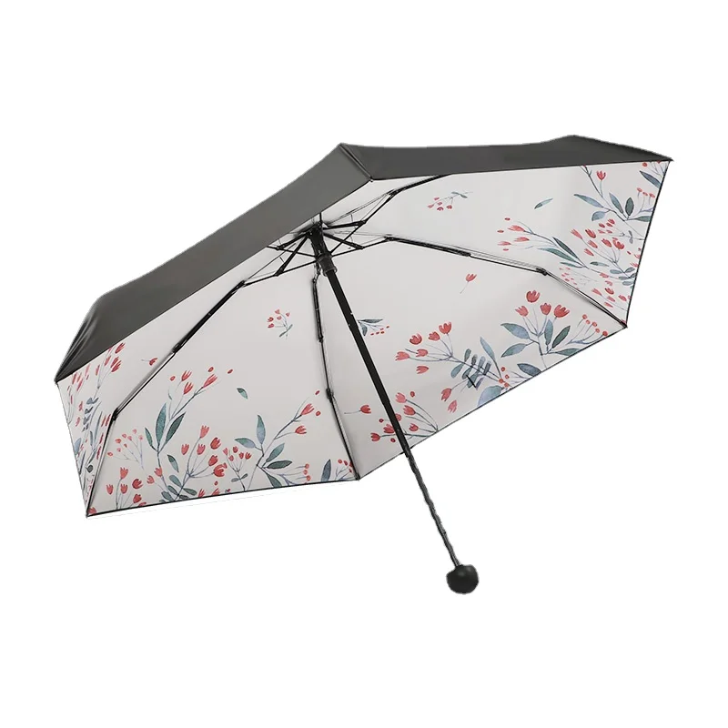 UV Protection Sun Umbrella Ultra Light 50% off Small Lightweight Capsule Umbrella for Women Rain and Rain Dual-Use