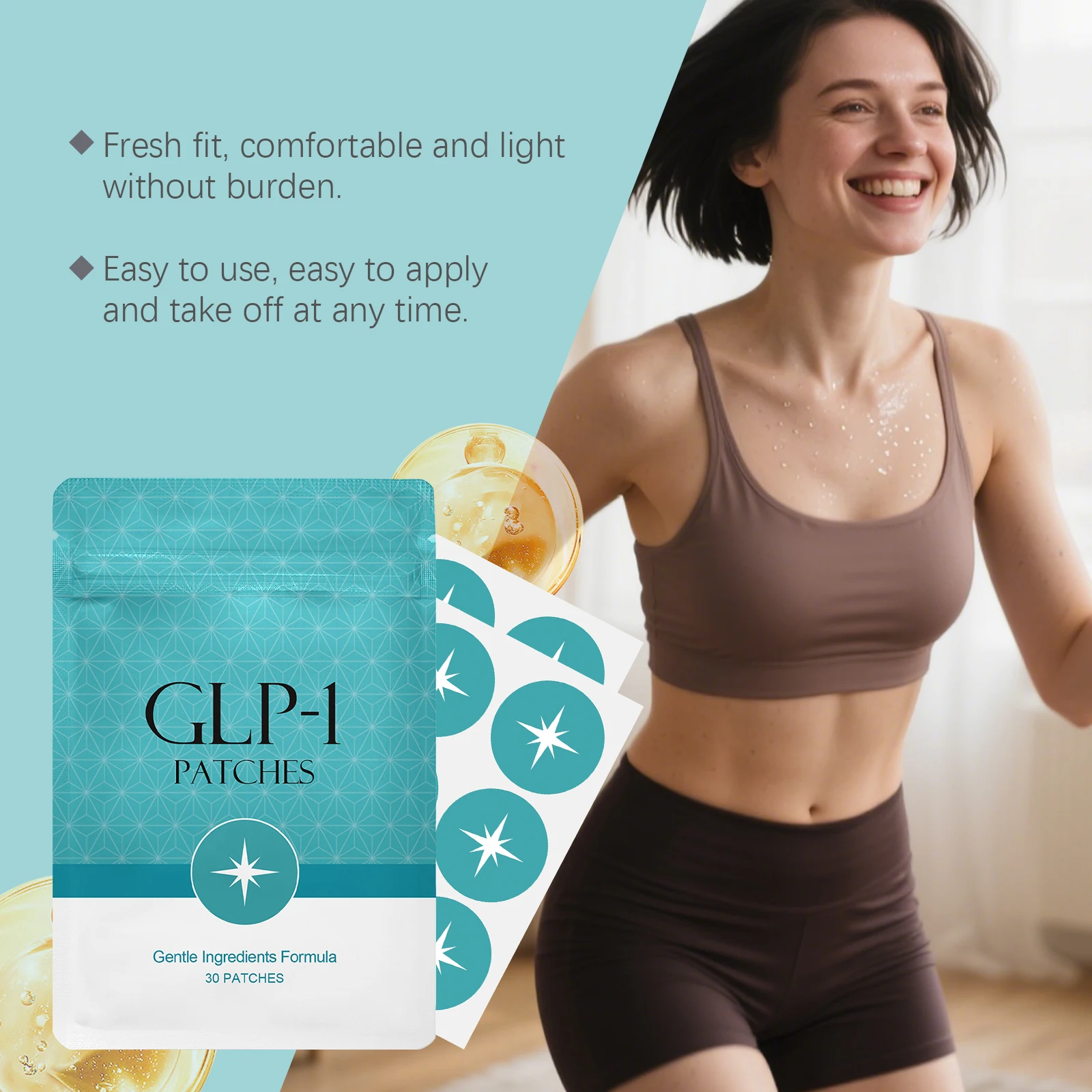 Body Care Patch: Gentle Nourishing Skin Patch, Lightweight & Snug-Fitting, Always-Ready, Portable & Easy-to-Use