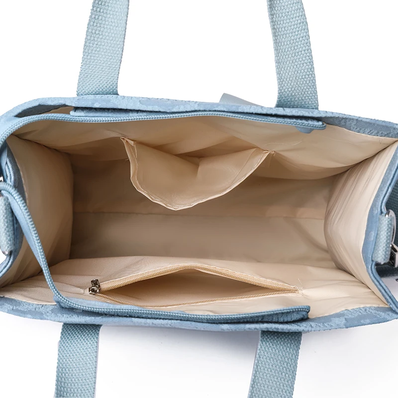 Large Capacity Nylon Bag Female Messenger Korean Student Harajuku Japanese One-shoulder Large Bag Tote Bag Designer Handbag 2023