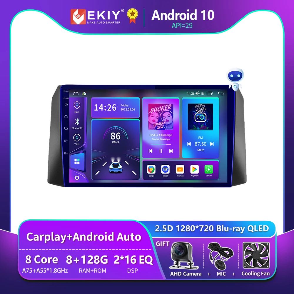 

EKIY T900 For UAZ Patriot 3 2016-2021 Car Radio Multimedia Players Navigation GPS Stereo Auto Android Carplay No 2 Din 2din DVD