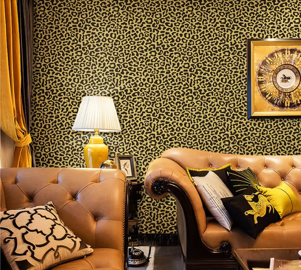 Beibehang Blauw luipaard behang roze goud licht luxe slaapkamer woonkamer  achtergrond muur kledingwinkel behangwinkel - AliExpress, image size:970x868