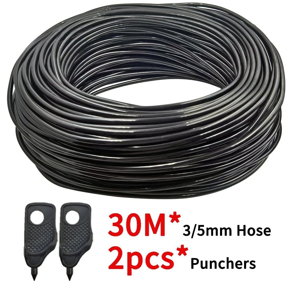 Oasis 5–100 m Garten-Bewässerungsschlauch, 3/5 mm, 1/8 Zoll PVC-Rohr, Mikro-Tropfbewässerungsschlauch, Sprinkler mit Locher für Balkon, Gewächshaus – Detail 4