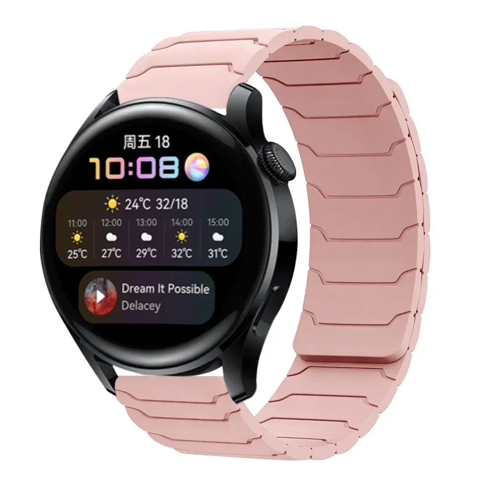 Magnetic Silicone 22mm Band Strap - Universal Fit