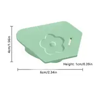 Accessoires de Machine à coudre à couture à verrouillage magnétique, nouveau positionneur en plastique Anti-bouclage polygonal de bord de jauge magnétique polyvalent 6