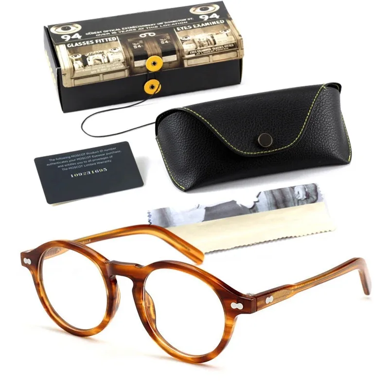 

Johnny Depp Optical Eyeglasses Frame Men Lemtosh Computer Glasses Frames Clear Lens Women Luxury Brand Vintage Round Acetate