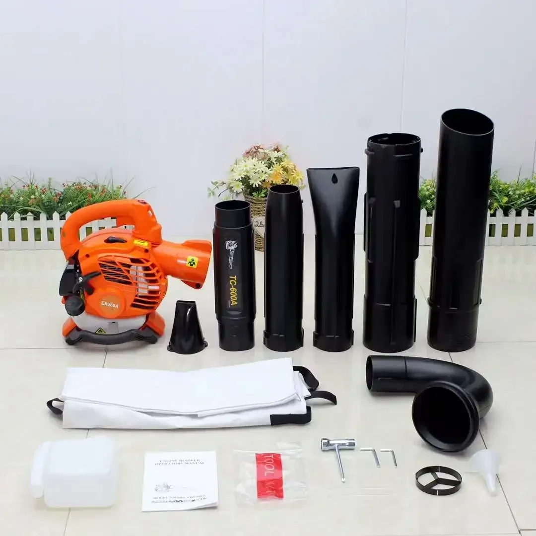 Portable EB260A Gasoline Two Stroke Air Snow Blower 1E34FB Wireless Blow-suck Dual-purpose Leaf Blower 2