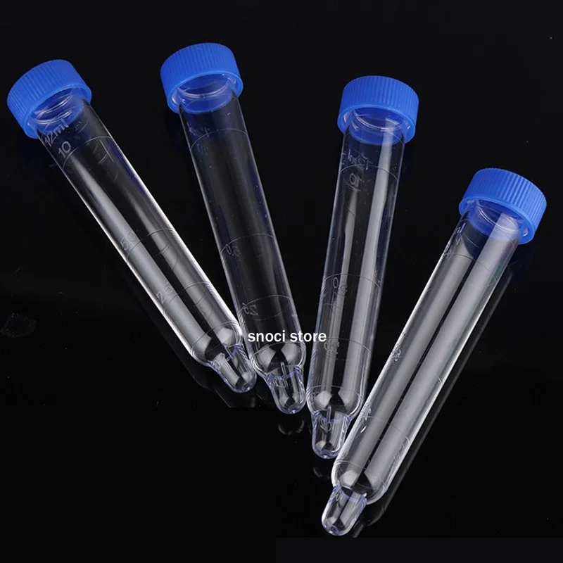 12ml test tube PS Tube Centrifuge Tubes Urine sediment test tube plastic physical examination urine lab with ​graduated