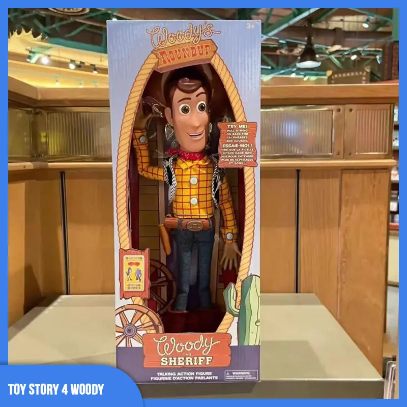 

Disney Toy Story 4 Talking Woody Buzz Jessie Rex Action Figures Anime Decoration Collection Figurine for children gift toy model
