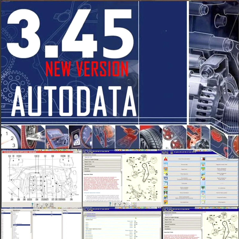 

Latest Auto Repair Software Auto--data 3.45 and Install Video guide Auto--data Send Email Automotive Car Tool Software