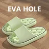 Bathroom House Slippers Leaking Quick-Drying Shower Slipper Light Weight Waterleaky Beach Flip Flops Women Swimming Slides 4