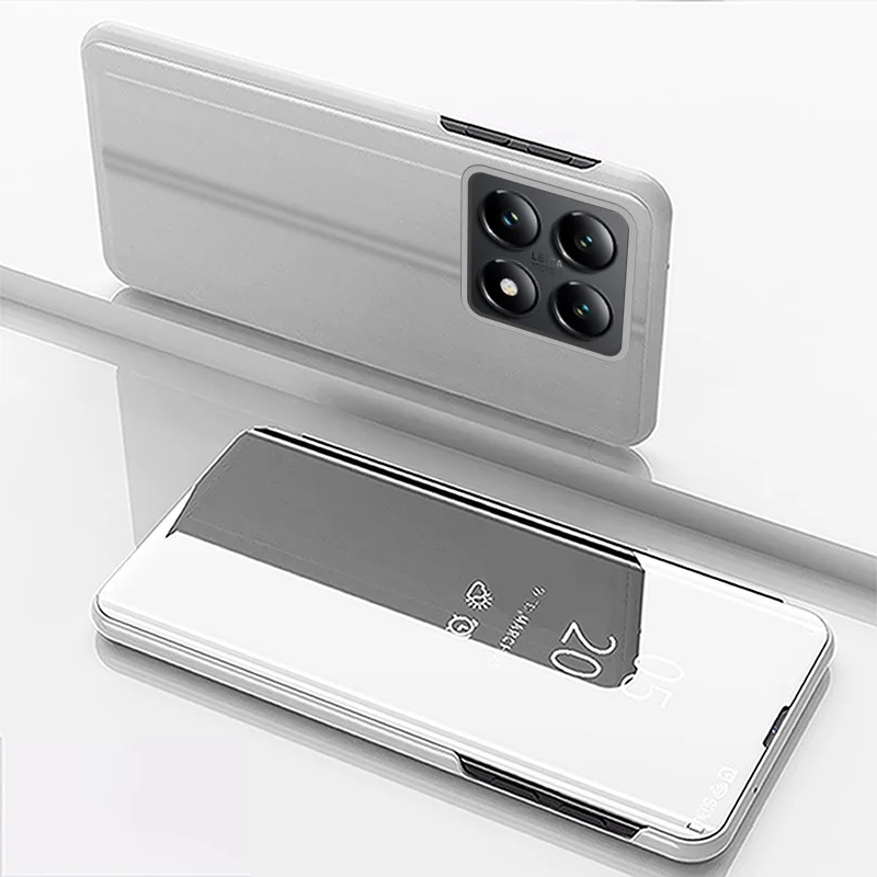 Sleek Mirror Flip Full Protection Phone Case with Premium Support Cover