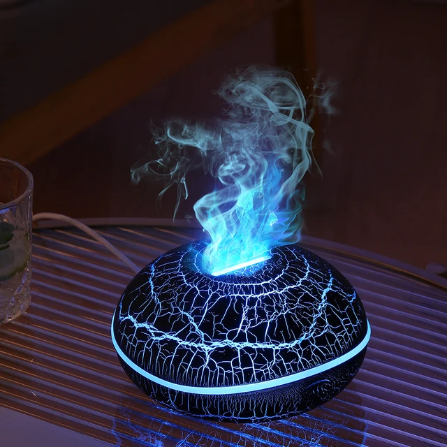 HygeaHumidifier Essential Oil Diffuser For Home And Bedroom Aromatherapy Fragrance Machine With Flame Function For Households 3