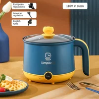 Stainless Steel Electric Hotpot Boiling Mini Cooker Non-Stick Pot for Noodle and Steaming cooker 2