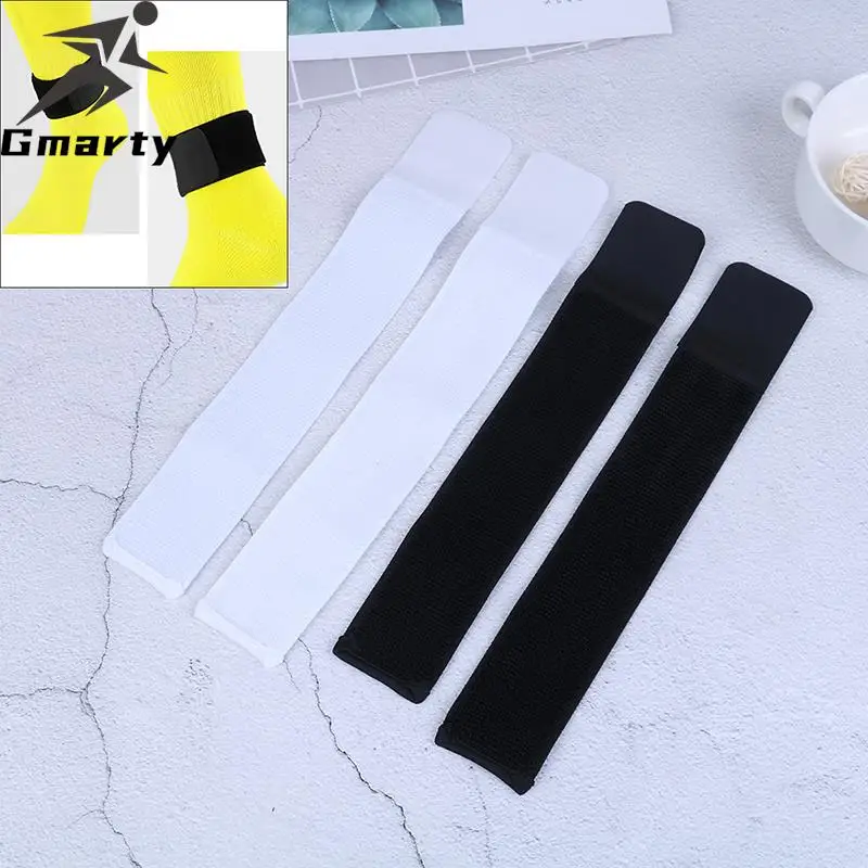 1Pair Soccer Shin Guard Stay Fixed Bandage Tape Shin Pads Adjustable Elastic Sports Bandage Sport Fixing Belt soccer shin guards,shin guard pads