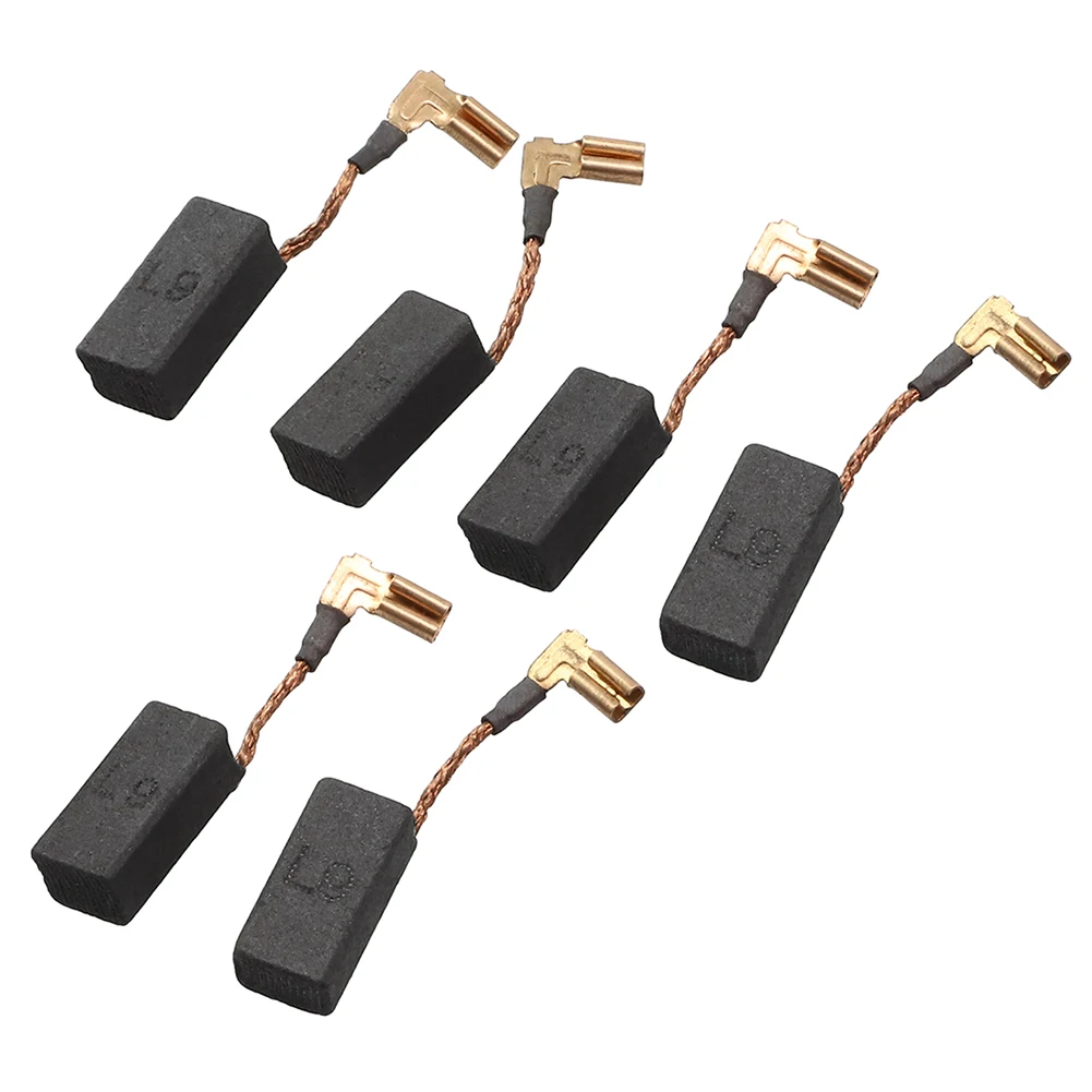 

6pcs Carbon Motor Brushes Replacement For DWE4011 4.5" Arcade DWE4120 (Type 1) 4-1/2 Small Angle Grinder Power Tool Accessories