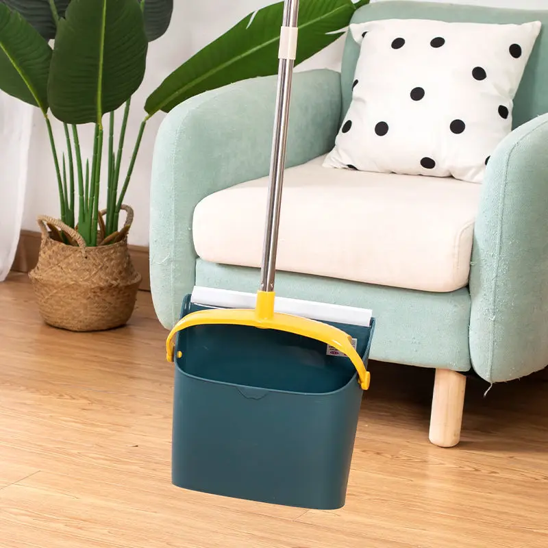 Floor Cleaning Broom Sets Hand Home Products Dust Squeeze Mop Sweeper  Dustpan Grabber Brush Wiper Garbage Kitchen Toilet House - AliExpress