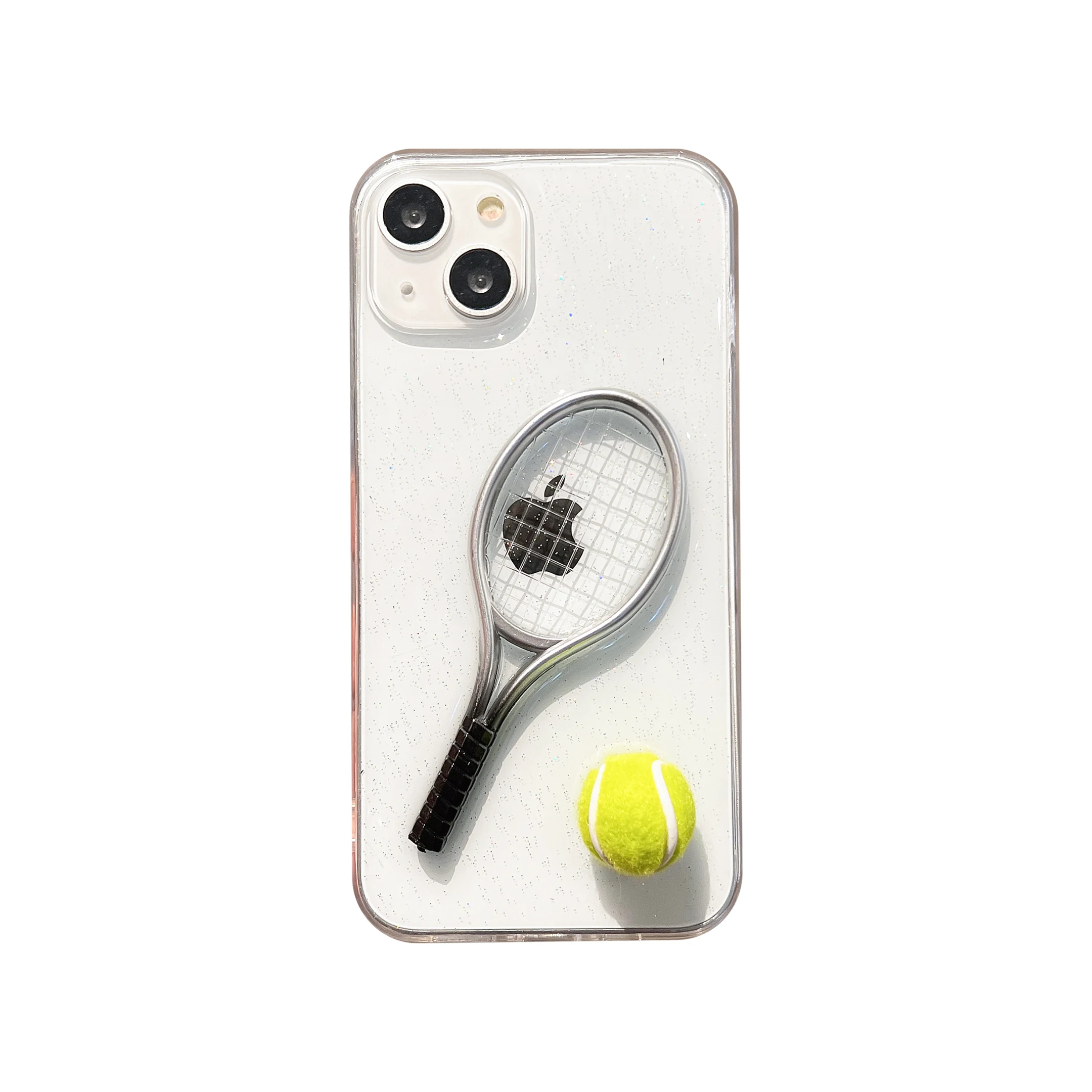  Funda de tenis con diseño de raqueta dinámica para iPhone 12/12  Pro : Celulares y Accesorios