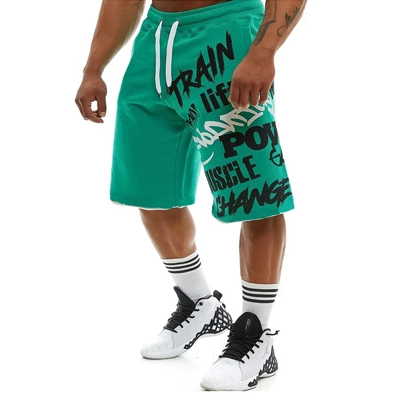 Men's Luxury Athletic Shorts Basketball Clothing Korean Loose Blue and Black Fashionable Summer Athleisure Shorts Novelty 2024 2