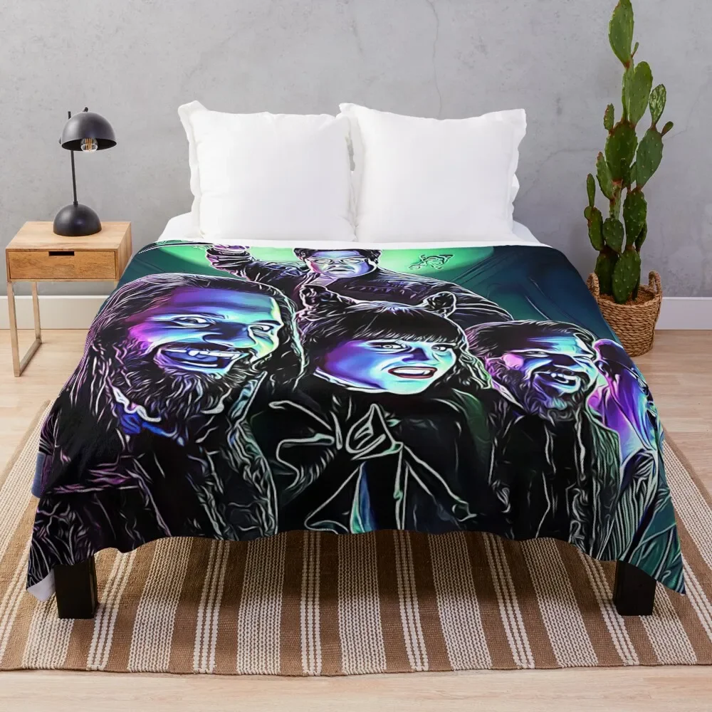 What We Do In The Shadows - Cast Throw Blanket Luxury Travel Designers Blankets