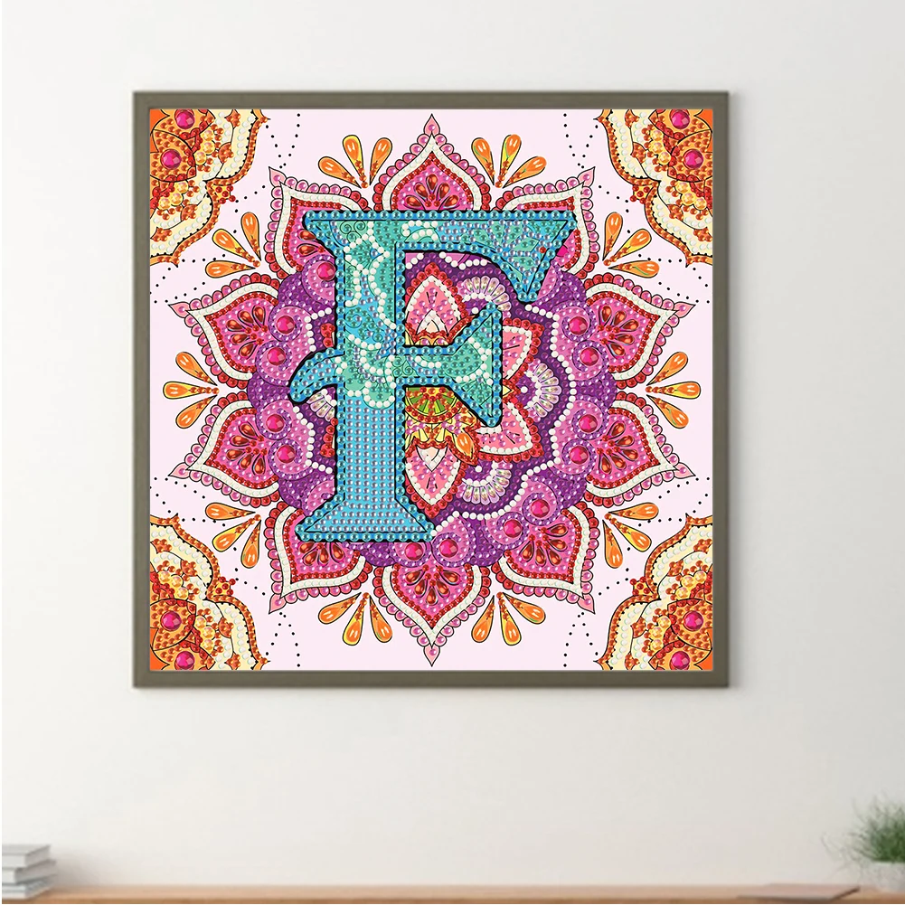 Pink and Blue - Partial Drill - Special Diamond Painting(30*30cm)