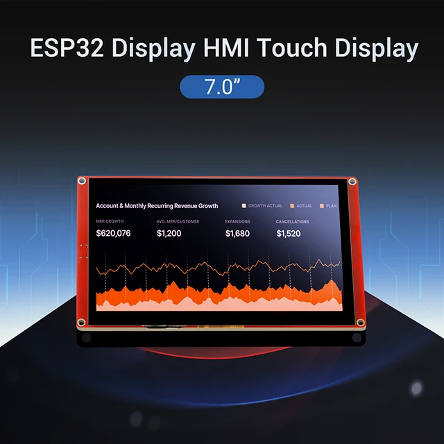 Display Touch HMI 7 Pollici 800x480 - Con Controller, Per Arduino, ESP32, Raspberry Pi - Foto 8