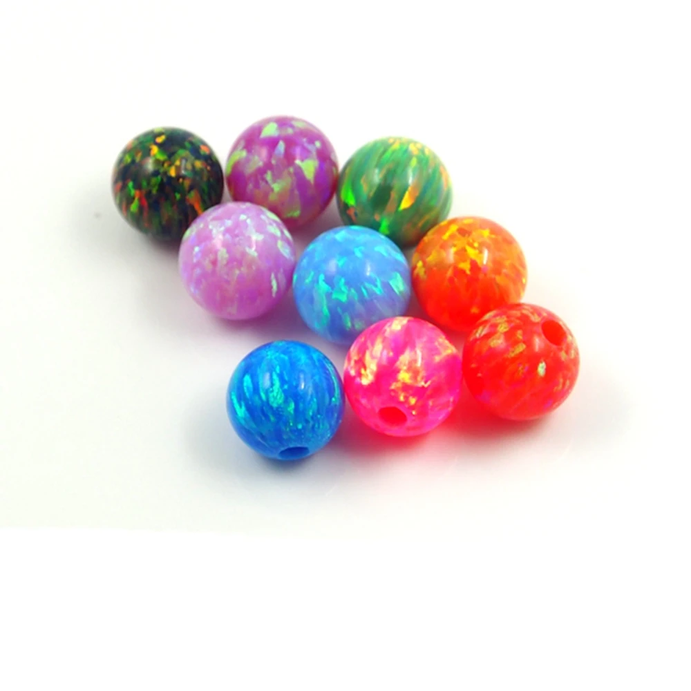 Round Opal Beads Gemstones Synthetic Stones For Jewelry Making 3mm-8mm 78 Colors beads charms,bead jewelry making,loose gemstone beads