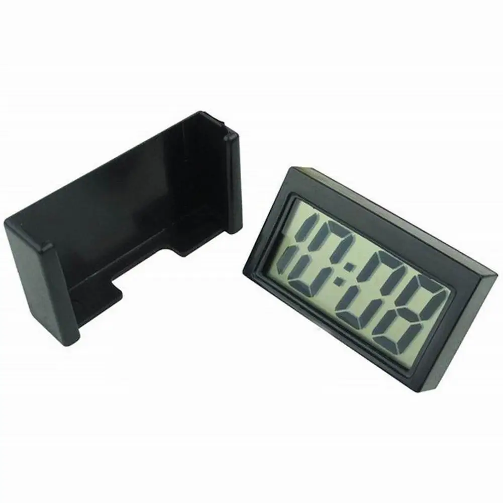 Electronic Clock Auto Dashboard Stick-On Mini Clock Car Truck Interior Ornaments Drop shipping