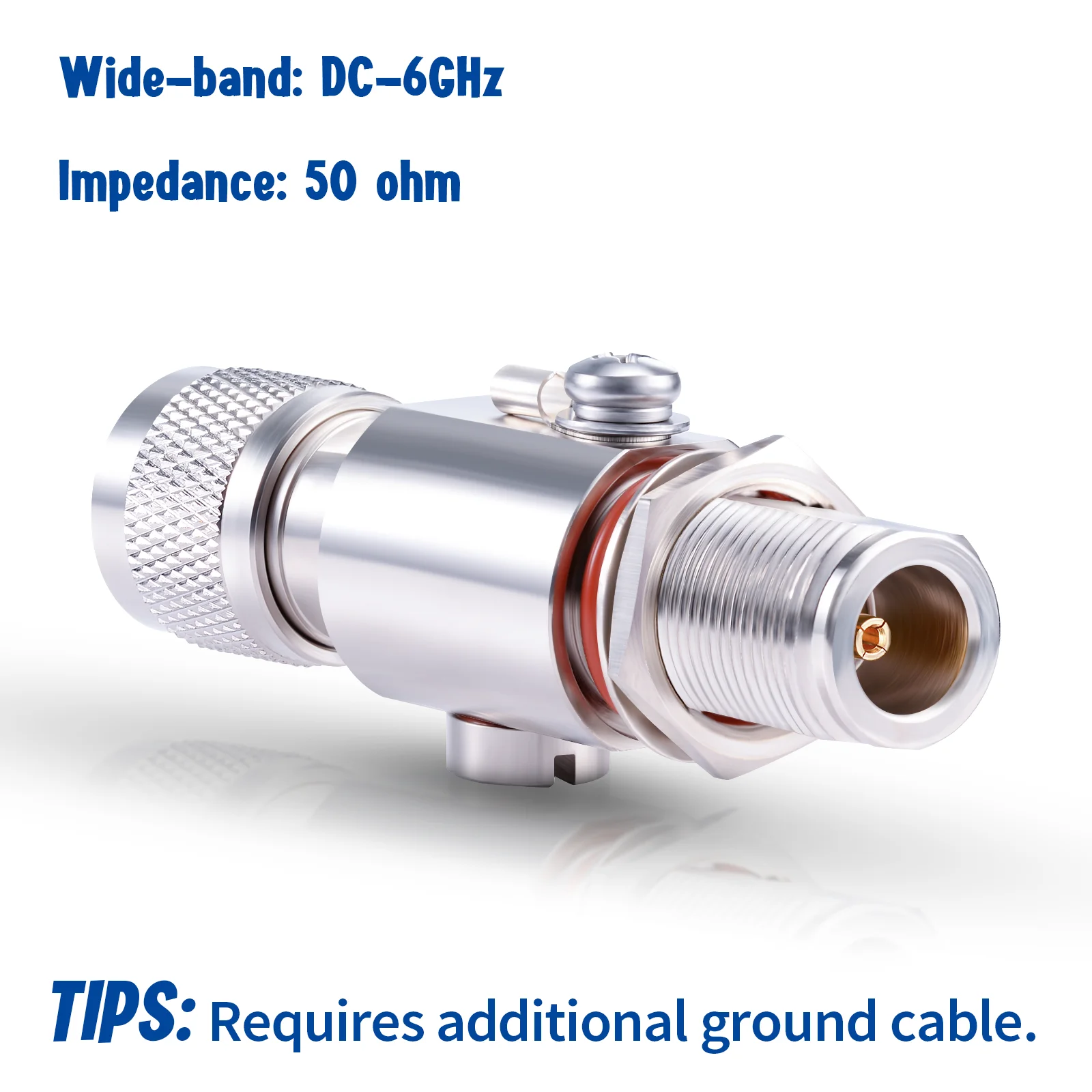 RF Coaxial Lightning Arrester Surge Protection Device N Male to N Female