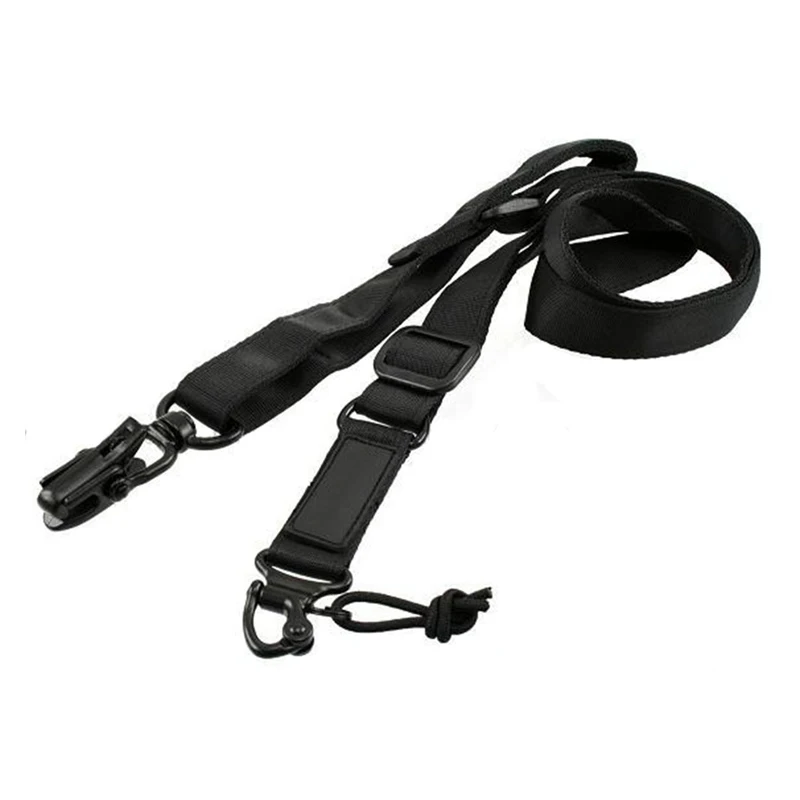 Adjustable Tactical Sling - Secure Single-Point Safety Strap with Hook