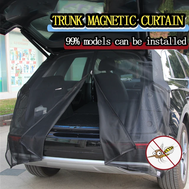 Car Trunk Sunshade Cover Anti-mosquito Anti-flying Insects Curtains Outdoor  Camping UV Protector SUV Tail Door Mosquito Net New - AliExpress