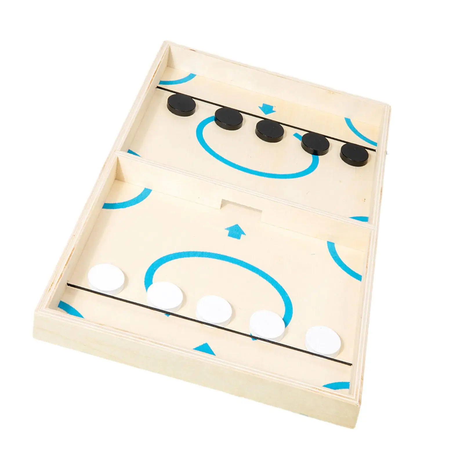 Fast Pace Game, Desktop Battle Winner Game, Classic Funny Portable Wooden Hockey Board Game, Table Football Game for Family