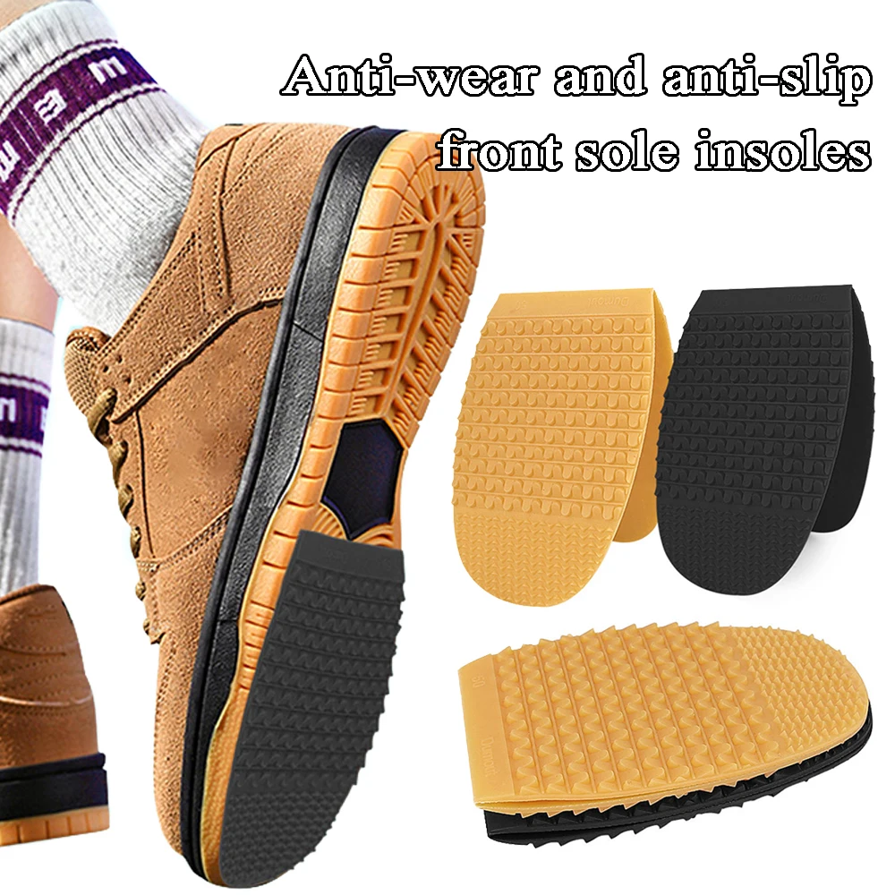 

Rubber Shoe Pieces Sole Repair Materials Non-slip Sole Stickers Shoe Accessories Forefoot Wear-resistant Sole Stickers Flexible