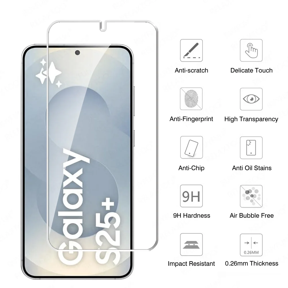 Premium Tempered Glass Screen Protector for Samsung Galaxy S25 Ultra - Case Friendly, Available in Multi-Pack