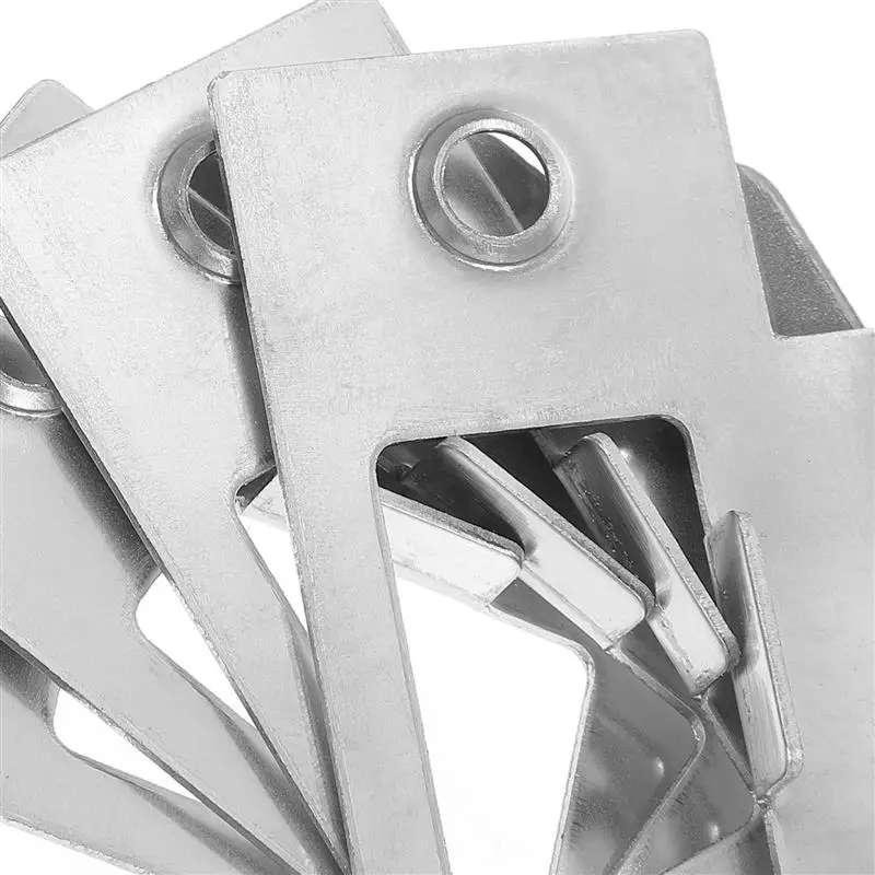 4pcs Door Latches Strike Plate Steel Strike Plates For Interior Doors Plug Lock Body Side Strip Plate Lock Door Latch Fitting door latch sliding door latch door lock latch