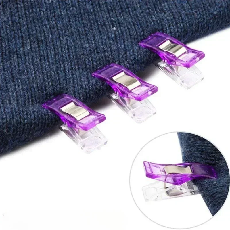 Multipurpose Sewing Clips Colorful Clips Plastic Craft Crocheting Knitting Safety Assorted Color Binding Paper sewing clips,plastic clips