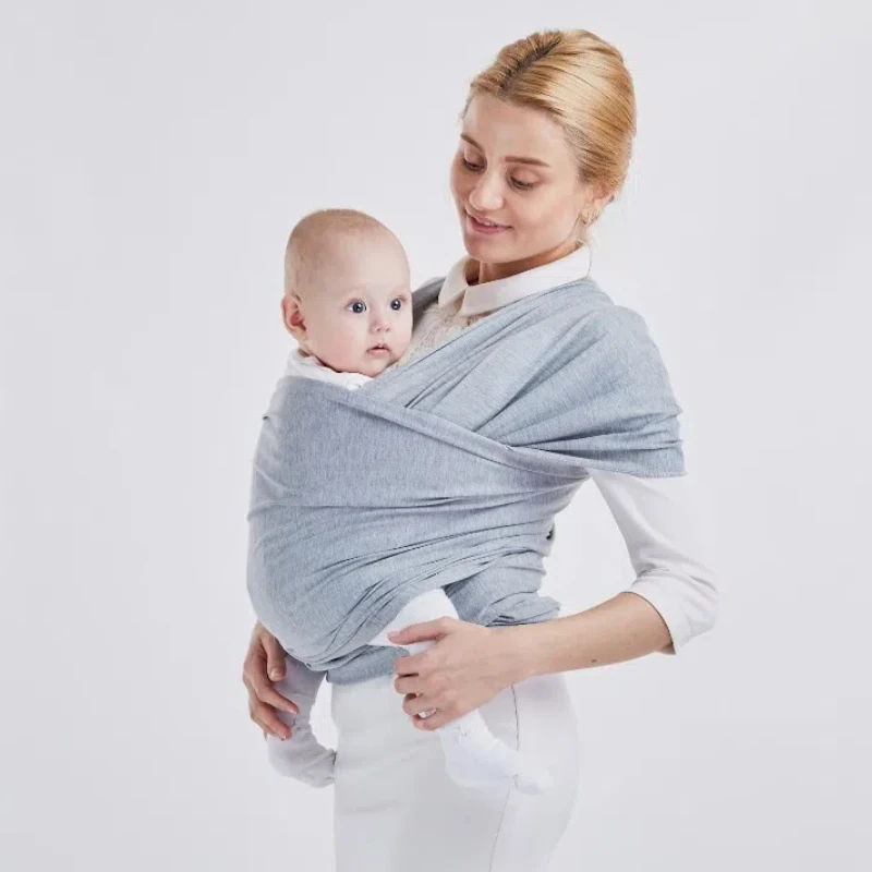 Baby Wrap Carrier Newborn to Toddler Stretchy Cotton Travel