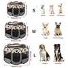 Portable Foldable Cat Tent Cat House Portable Folding Outdoor Travel Pet Tent Cats and dogs delivery room pets octagonal cage 5