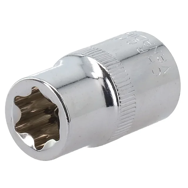 Hand Tool E Type Sockets 1/2 Square Tool Female Torx Socket For Ratchet End Wrench Head E10/E12/E14/E16/E18/E20/E22/E24 4