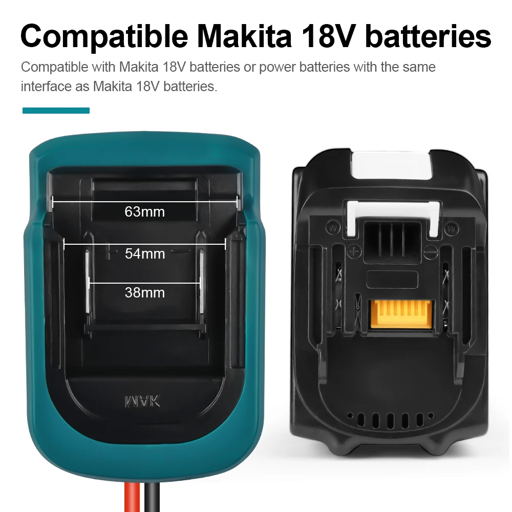 Waitley 車用ジャンプスターター マキタ 18V バッテリー用