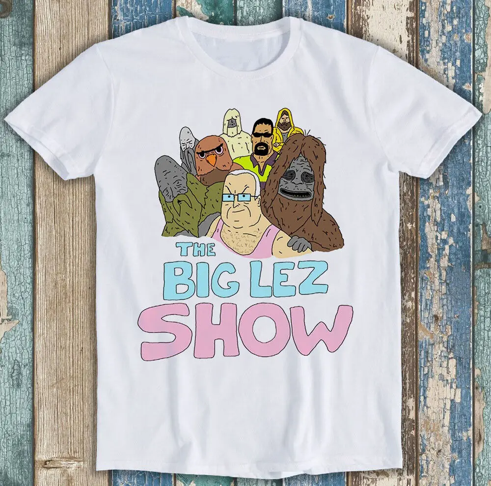 Смешная футболка Sassy The Sasquatch Smoke Big Lez TV Show, культовый подарок, футболка M1386 с длинными рукавами