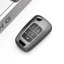 Premium Car Key Case Shell Fob - Sleek and Durable Design (4 button key cover)