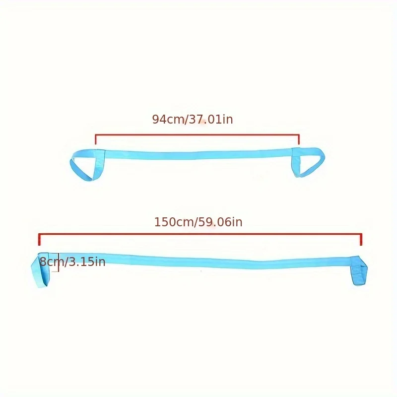 Dual-Function Elastic Cotton Yoga Strap