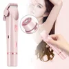 Electric Shaver for Women Waterproof Wet & Dry Hair Razors 2 In 1 Double Head Dual Bikini Hair Trimmer Detachable Head Shaver 1