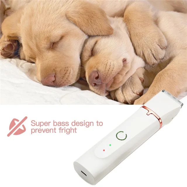 Pet Hair Shaver 4 In 1 Small Pets Grooming Clipper Dog Trimmer Cat  Nail Grinder Electric multifunctional Cutter animal 5