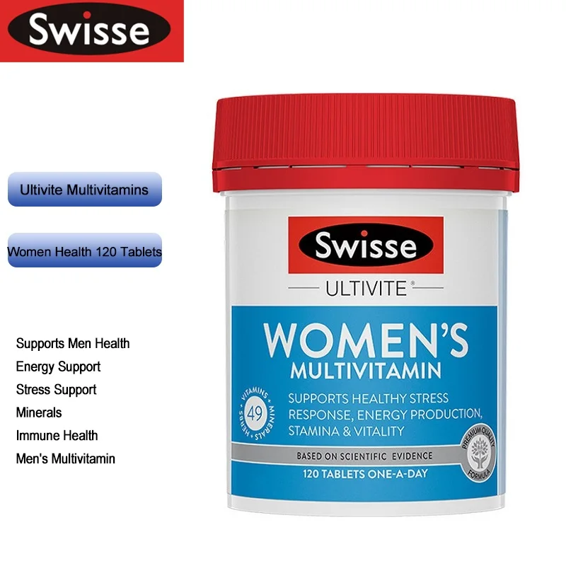 

Australia Swisse Women Multivitamins 120Tablets Maintain Activity Energy Levels Mental Alertness Stamina Vitality During Stress