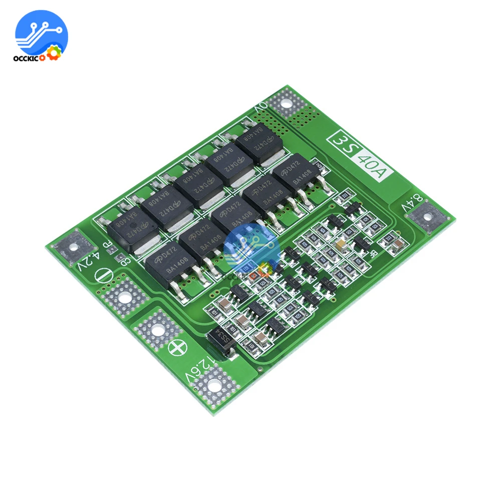 Achetez Batterie Drone 3S 40A 60A Lipo Enhanced Balanced - Lot de 3, batterie en main pour échelle, étiquette produit détaillée