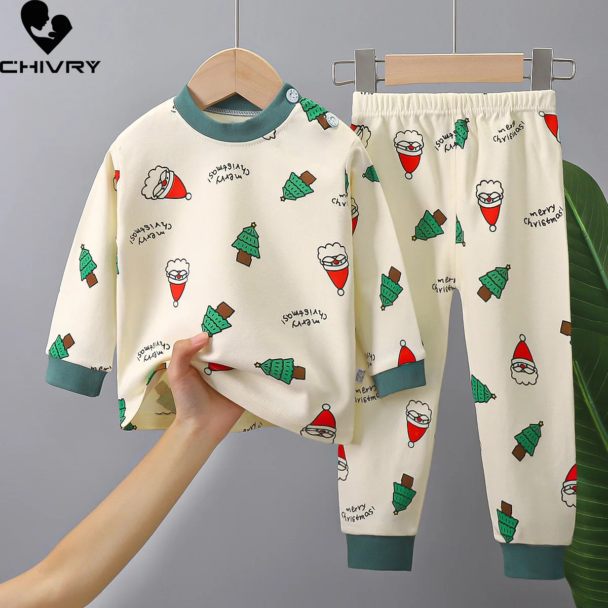 Kids Boys Girls Pajama Sets Cartoon Print Long Sleeve Cute T-Shirt Tops with Pants Toddler Baby Autumn Sleeping Clothes pajamas sets children pajamas kids clothes sets