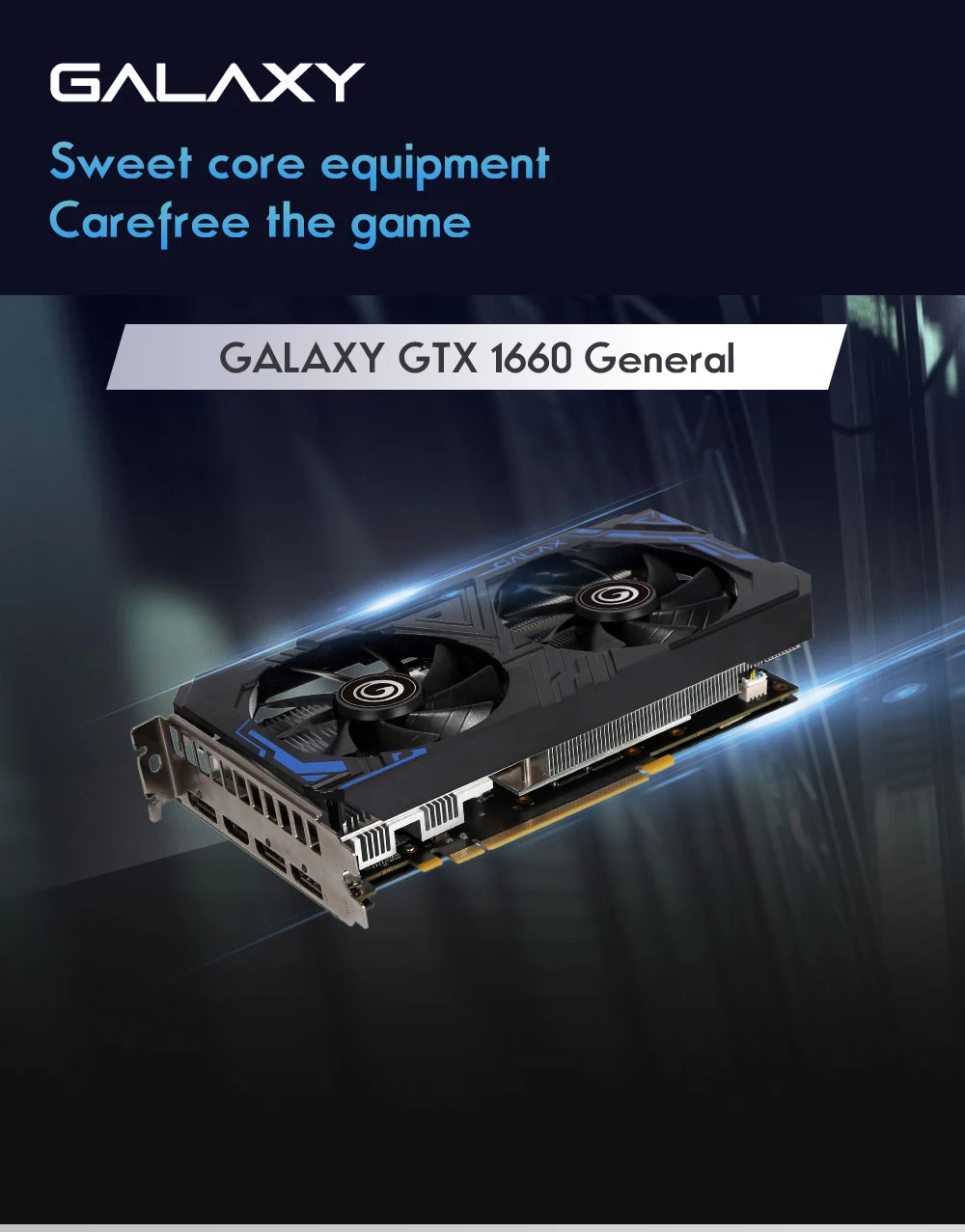 GALAXY NEW GTX 1660 1660 Super Ti 1660S 6G GAMING Graphic Card GDDR6 6G 192Bit Video Cards GPU CPU Motherboard placa de video gpu pc