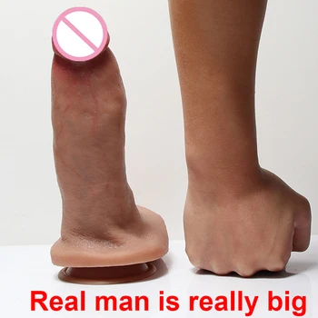 Realistic XXL Huge Dildo Big Penis Suction Cup Orgasm Simulation Strapon Chastity Anal Sex Toys For Female Vagina Masturbator 5
